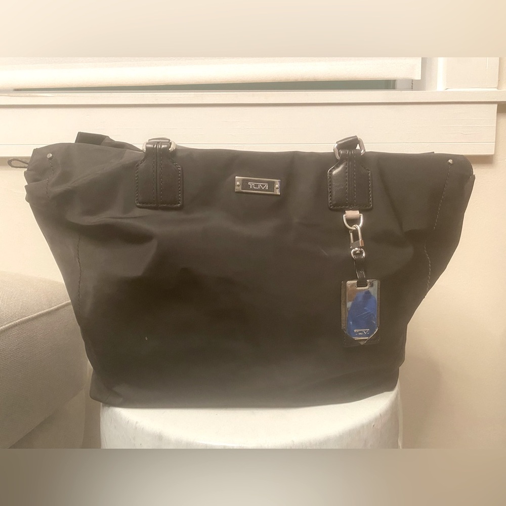 Tumi nylon bag.